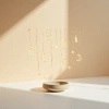 Warm yellow star and moon-shaped light strings decorate the atmosphere with small night lights for festival arrangements Application Scenario